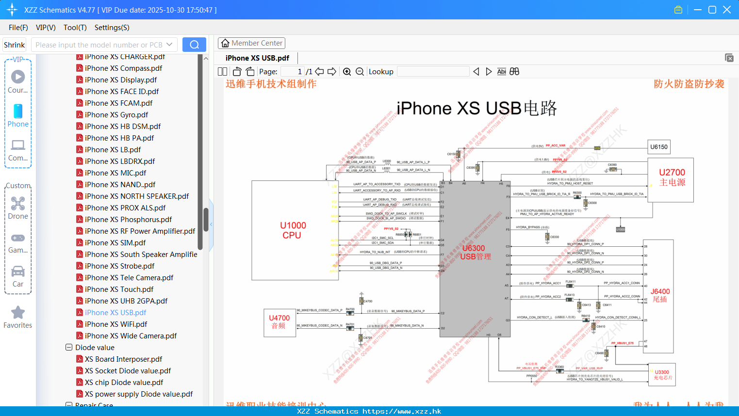 IPhone XS USB
